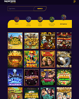 Supernova Casino screenshot
