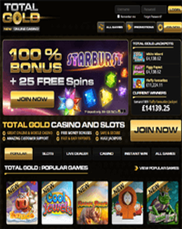 Total Gold Casino screenshot