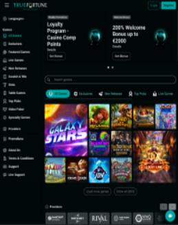True Fortune Casino screenshot