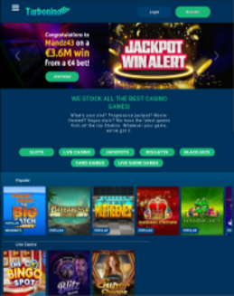 Turbonino Casino screenshot