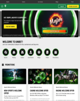 Unibet Casino screenshot
