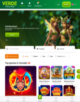 Verde Casino screenshot