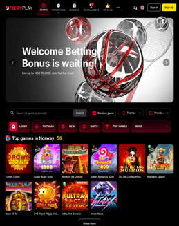FieryPlay Casino screenshot