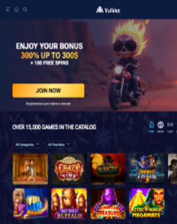 Vulkka Casino screenshot