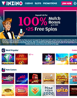 Winzino Casino screenshot