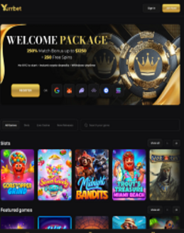 Yurrbet Casino screenshot