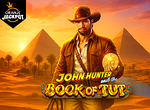 John Hunter and the Book of Tut Oranje Jackpot logo