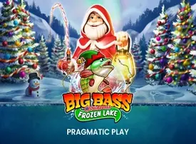Big Bass Christmas Frozen Lake Logo