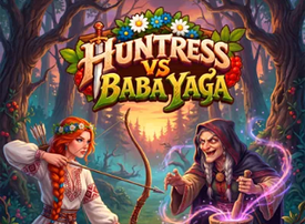 Huntress vs Baba Yaga Logo