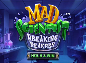 Mad Scientist Breaking Beakers Hold and Win