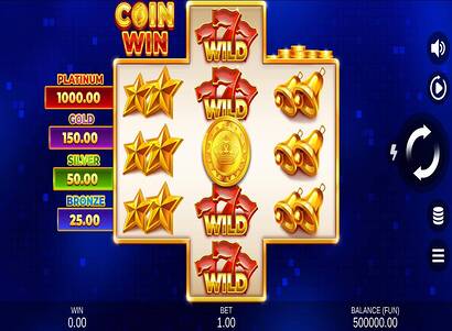 Screenshot des Slot-Spiels 'Coin Win: Hold the Spin' im Verde Casino