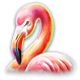 great rhino flamingo symbol